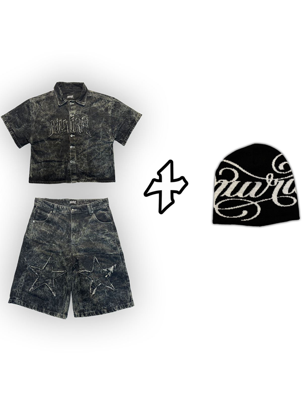 Denim set REBAJADO + beanie GRATIS